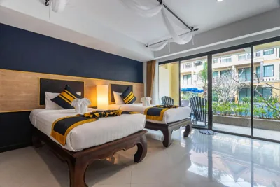 Deluxe Double or Twin Room with Pool Access — Diamond Cottage Resort & Spa